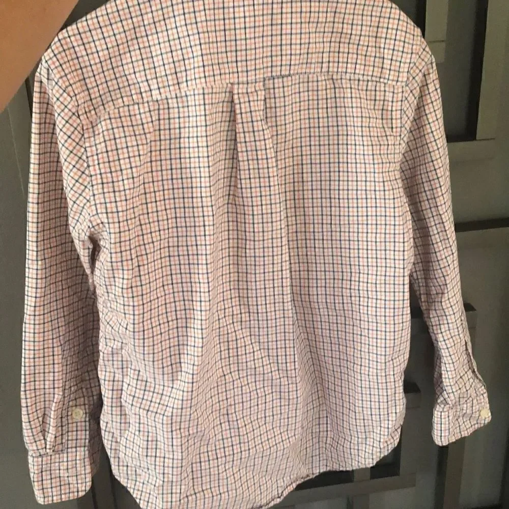 Ralph Lauren plaid checked button-down, Oxford, shirt, boys 6￼ long sleeve